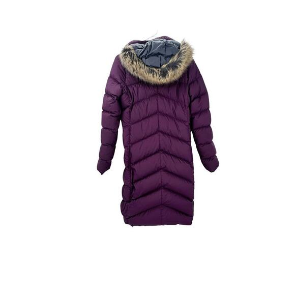 Marmot 700 Down Fill Insulated Parka Coat Hooded Purple Size Small - Picture 7 of 13